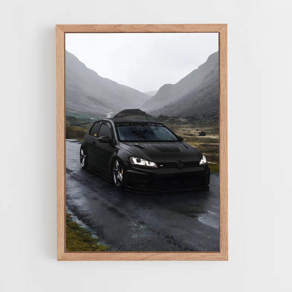 Poster Noir et Humide – affiche Volkswagen (vue 4)